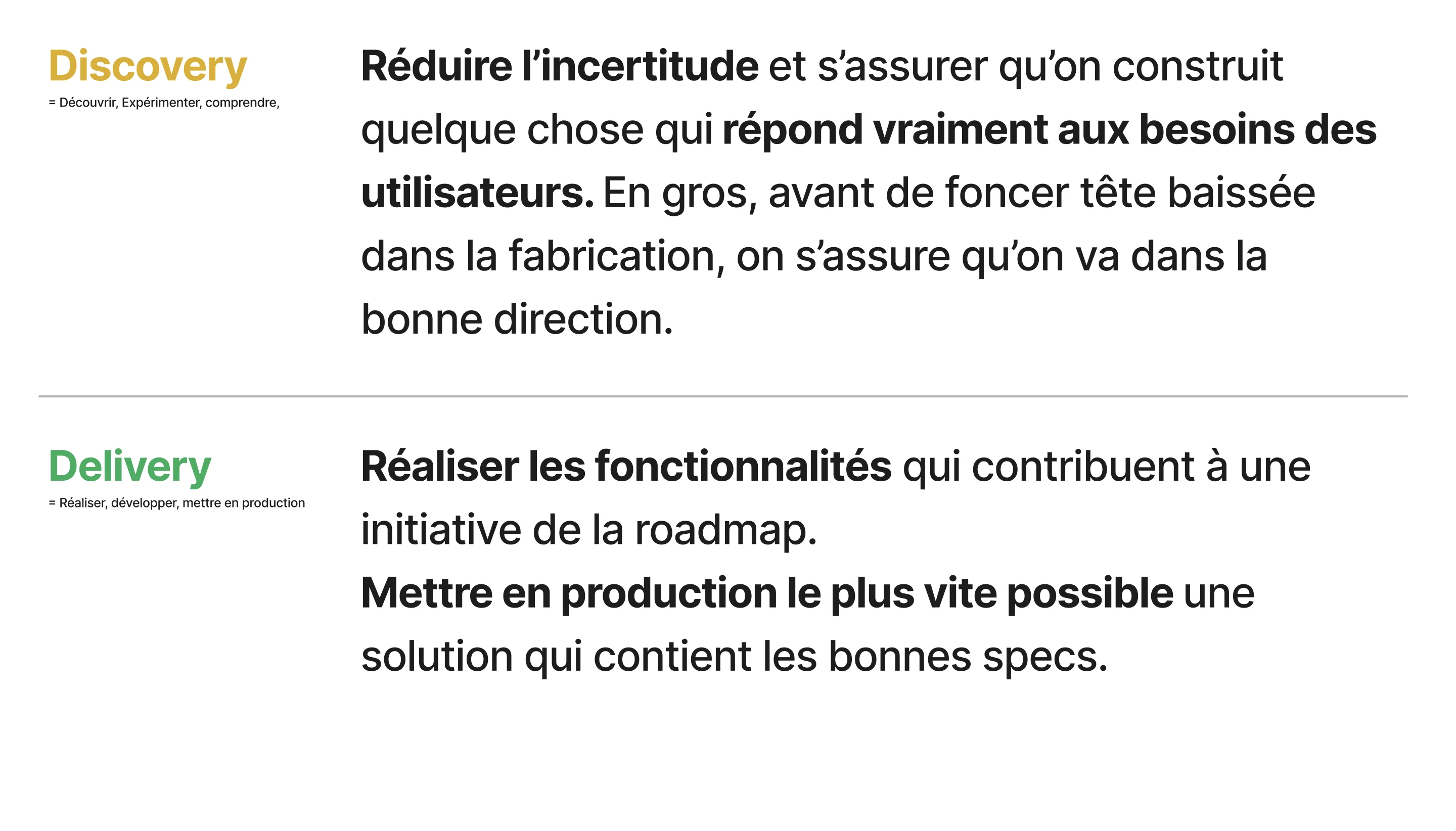 Three-tier Framework: Objectives, Initiatives, Features