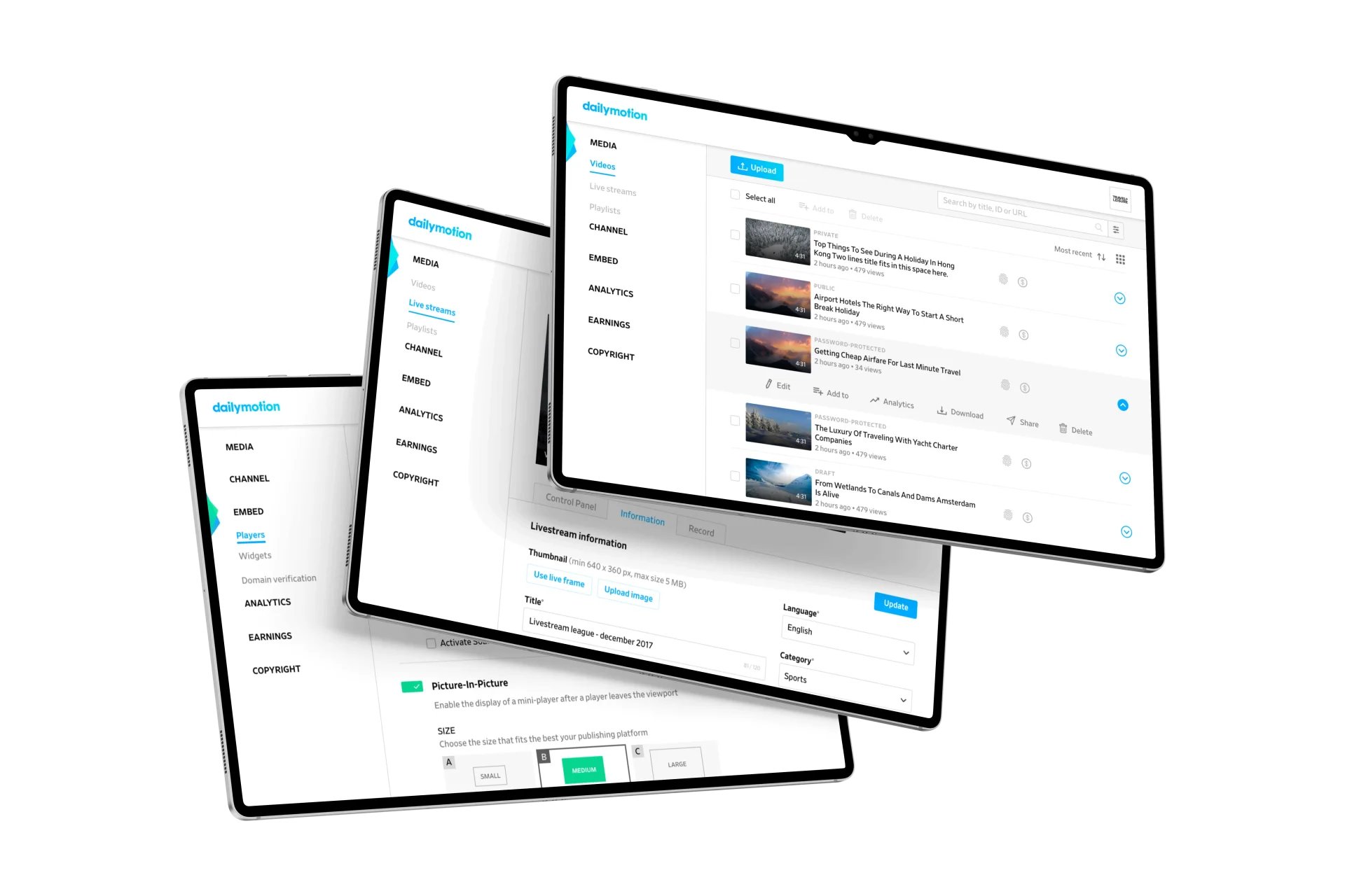 Dailymotion Partner preview