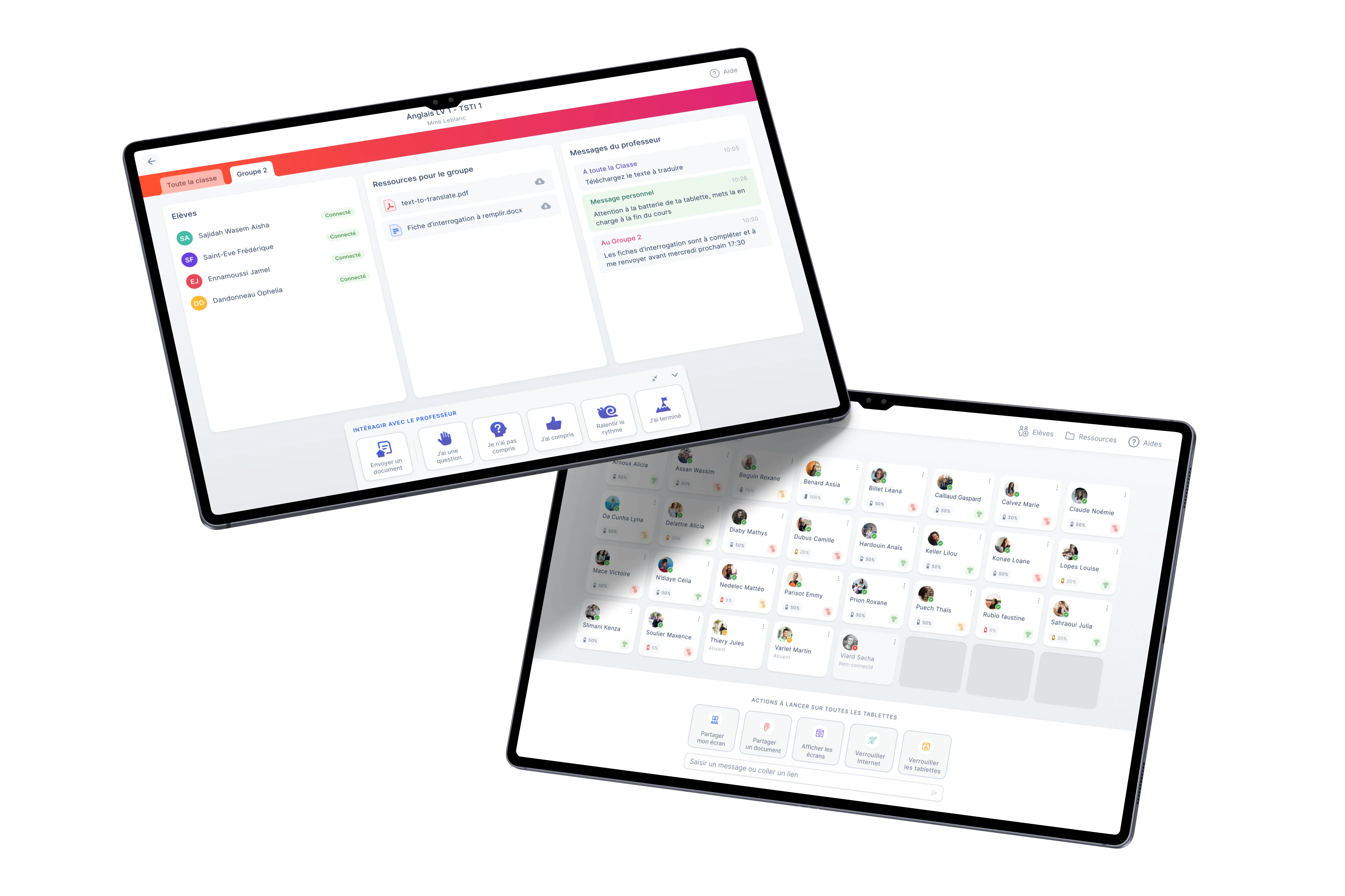 SQOOL Classe - Supervision de classe en temps réel